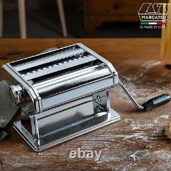 Marcato Atlas Ampia 180 Pasta Machine, Made In Italy, Silver