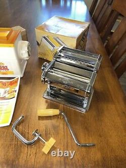 Marcato Atlas Deluxe Model 150 and Regina Wellness Pasta Noodle Maker Bundle