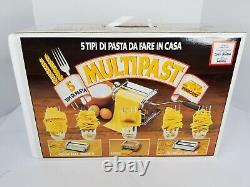 Marcato Atlas Multipast 5 Pasta Maker Machine Lasagna Ravioli Spaghetti Taglioli