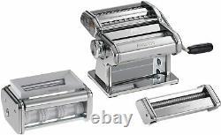 Marcato Pasta Set Machine for Manual With Accessories Included, Steel Croma