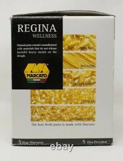 Marcato Regina Wellness Pasta Maker/Extruder Machine Made in Italy New In Box