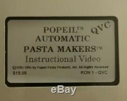 NEW POPEIL P400 RONCO Automatic Pasta Maker Machine 7 Dies +Accessories NIBOpen