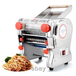 New Electric Noodles Machine Pasta Maker Dough Roller with 2.5mm Round Cutter