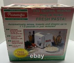 New in Box Pastarrific Fresh Pasta Machine Maker Automatic Make Cookies Too