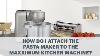 Pasta Maker Bosch Maxximum Kitchen Machines Accessories User Guide