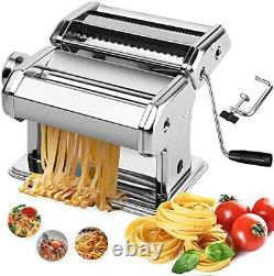 Pasta Maker Machine 150 Roller Manual Pasta Makers with 7 Adjustable Thicknes