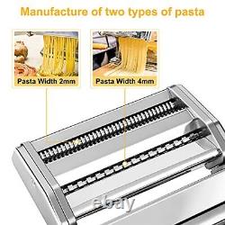 Pasta Maker Machine 150 Roller Manual Pasta Makers with 7 Adjustable Thicknes