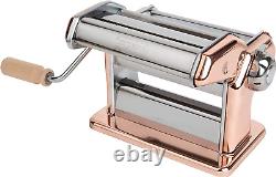 Pasta Maker Machine, Copper, Made in Italy Heavy Duty Steel Construction