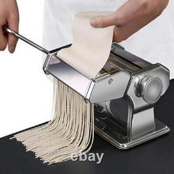 Pasta Maker Machine Hand Crank Pastry Roller Spaghetti Noodle Pasta Cutter