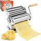 Pasta Maker Machine Heavy Duty Steel Construction W Easy Lock Dial And Wood Gr