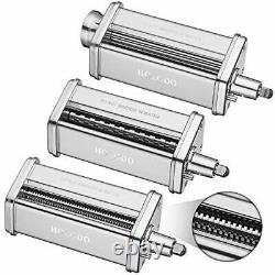 Pasta Maker Machine for Kitchenaid Mixer Attachments with 3 Pieces Pasta Roll