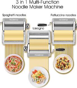 Pasta Maker, Pasta Roller Machine Tainless Steel with Washable Aluminum Alloy Ro