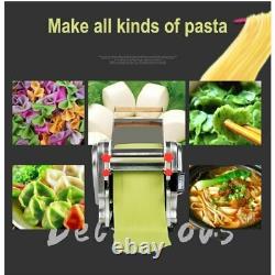Pasta Noodle Maker Electric Machine Automatic Dough Roller Dumpling Stainless