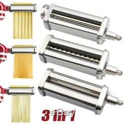 Pasta Roller Cutter Attachment For Kitchenaid Noodle Maker Spaghetti Machine
