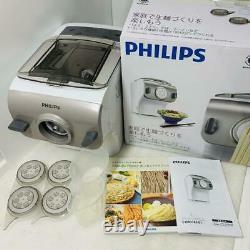 Phillips Noodle Maker HR2365/01 Pasta Machine White 100V USED From Japan
