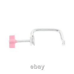 (Pink)Pasta Maker Machine Stainless Steel Manual Hand Press With Pasta Roller