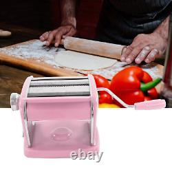 (Pink Suction Cup 2 Knives)Pasta Maker Machine Sucker Type Household