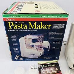 Popeil P400 Automatic Pasta Maker Machine Recipe Book 12 Pasta Dies and Dryer