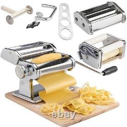 Professional 5 in 1 Pasta Maker Machine Stainless Steel Home Made Pasta Dishes