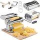 Professional 5 In 1 Pasta Maker Machine Stainless Steel Home Made Pasta Dishes