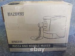 RAZORRI RPDE260A Electric Automatic Pasta and Noodle Maker Machine RPDE260A NEW