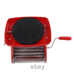 Red Suction Cup 2 Knives Pasta Maker Machine Sucker Type Household Stainless
