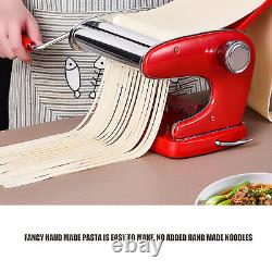 Red Suction Cup 2 Knives Pasta Maker Machine Sucker Type Household Stainless AA