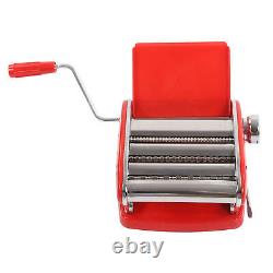 (Red Suction Cup Type 3 Blade)Noodles Maker Multifunction Hand Crank Pasta