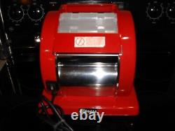 Roma Express Red Electric Pasta Machine Heavy Duty MD-150 WithManual, tools Tested