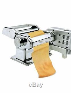 Shule Pasta Maker Machine Includes Motor Hand Crank and Multifunctional Rollers