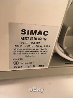 Simac PastaMatic MX700 Automatic Pasta Machine Used