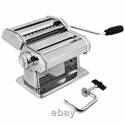 Stainless Steel Pasta Maker Machine Tagliolini Fettuccine Lasagne Cutter Roller