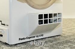TAKKA Pasta Noodle Maker Machine Food Preparer X2000 WHITE with Die Discs COMPLETE