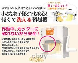VERSOS Noodle Maker Machine VS-KE 19 Japanese Udon Soba & Pasta maker washable
