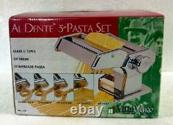 VillaWare Al Dente Pasta Machine No. 178 With Attachments 5 Types of Pasta