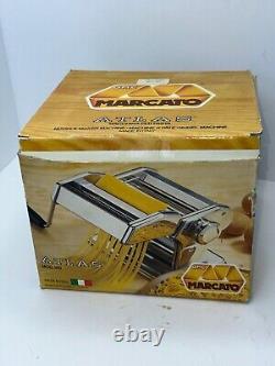 Vintage MARCATO Atlas No 150 Pasta Noodle Maker Machine with Box Made In Italy