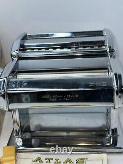 Vintage MARCATO Atlas No 150 Pasta Noodle Maker Machine with Box Made In Italy