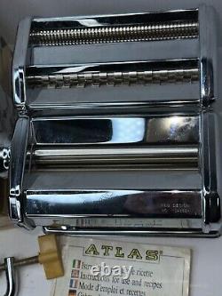 Vintage MARCATO Atlas No 150 Pasta Noodle Maker Machine with Box Made In Italy