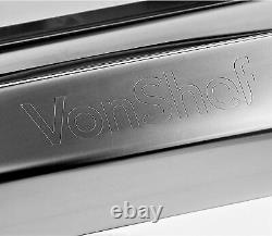 VonShef Machine for Pasta Fresh of Steel Stainless 3 IN 1 for Use Heavy Duty