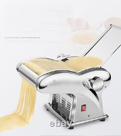 110v 220v Commercial Electric Noodle Maker Pasta Skin Making Machine 2 Couteaux