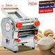 110v Commercial Electric Pasta Maker Pâte Rouleau De Nouilles Machine 2 Mm / 6 Mm Couteau