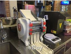 220 Commercial Electric Noodle Machine À Pâtes Machine À Rouleaux Avec 3 MM / 9 MM Cutter