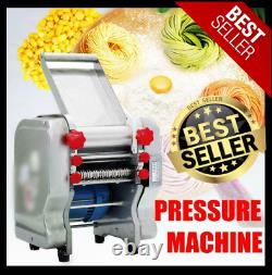 220v Commercial Dumpling Skin Pasta Maker Noodle Machine Electric Dough Roller