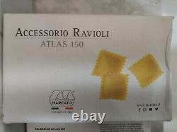 3 Accessoires Marcato Pour La Machine À Pâtes Atlas 150 Ravioli Linguine Spaghetti