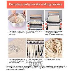 3-blade Électric Noodle Maker House Full-auto Pasta Dough Machine Qt