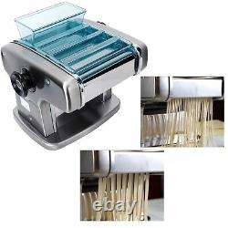 3-blade Electric Noodle Maker Household Full-auto Pasta Dough Machine Us 110v