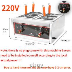 4 Paniers 2KW 220V Cuisinière électrique commerciale pour les nouilles / Machine de cuisson de pâtes