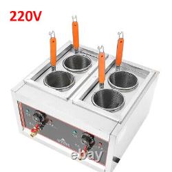 4 Paniers 2KW 220V Cuisinière électrique commerciale pour les nouilles / Machine de cuisson de pâtes