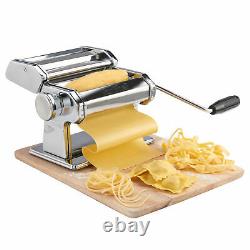 5 En 1 Pasta Maker Machine Lasagne Spaghetti Ravioli Tagliatelle Acier Inoxydable