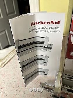 Accessoires pour batteur sur socle KitchenAid : laminoir à pâtes et coupe-pâtes